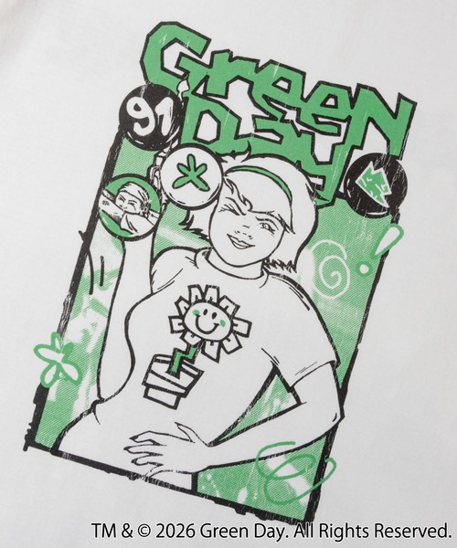 GOOD ROCK SPEED(グッドロックスピード)の「GOOD ROCK SPEED-Green Day TEE(Tシャツ/カットソー・メンズ・ブラック/ホワイト・M/L)」の9枚目の写真