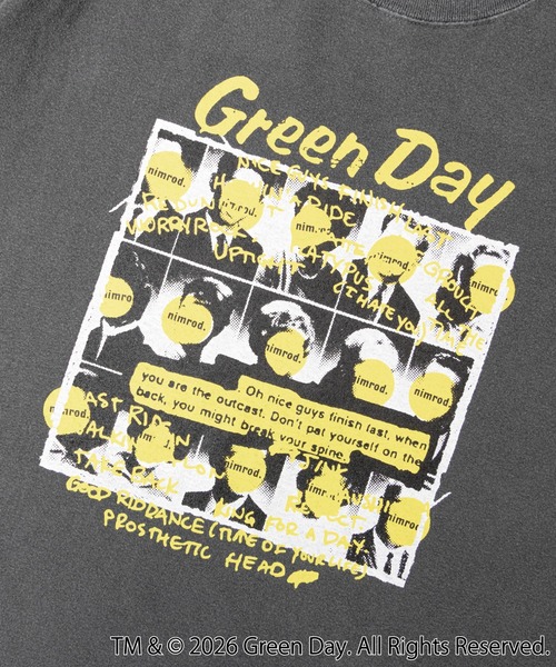 GOOD ROCK SPEED(グッドロックスピード)の「GOOD ROCK SPEED-Green Day TEE(Tシャツ/カットソー・メンズ・ブラック/ホワイト・M/L)」の5枚目の写真