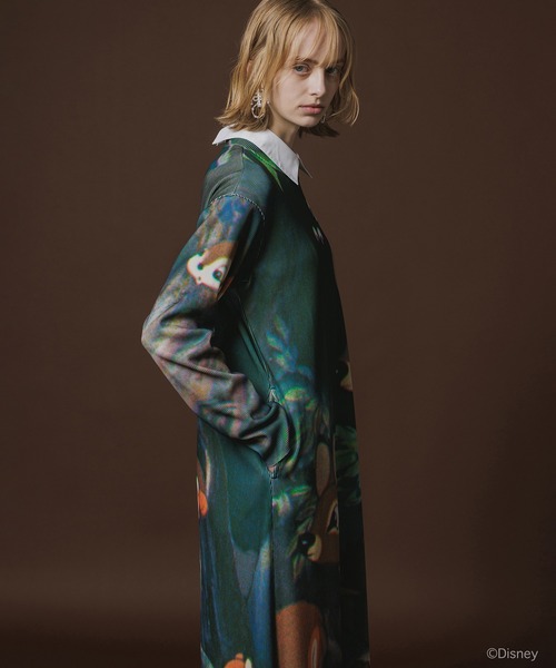 NON TOKYO(ノントーキョー)の「【 Disney “Snow White” × NON TOKYO 】PRINT RIB L/S ONE-PIECE(ワンピース・レディース・マルチ・1/2)」の5枚目の写真