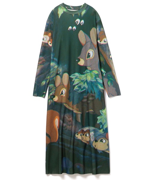 NON TOKYO(ノントーキョー)の「【 Disney “Snow White” × NON TOKYO 】PRINT RIB L/S ONE-PIECE(ワンピース・レディース・マルチ・1/2)」の6枚目の写真