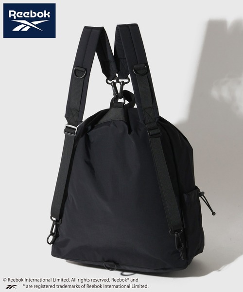 Reebok(リーボック)の「【Reebok/リーボック】ドローコード2way リュック ナップサック(バックパック/リュック・メンズ・ブラック/グレー/オフホワイト・FREE)」の6枚目の写真