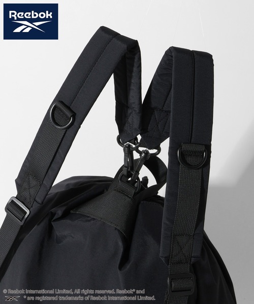 Reebok(リーボック)の「【Reebok/リーボック】ドローコード2way リュック ナップサック(バックパック/リュック・メンズ・ブラック/グレー/オフホワイト・FREE)」の13枚目の写真