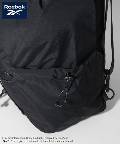 Reebok(リーボック)の「【Reebok/リーボック】ドローコード2way リュック ナップサック(バックパック/リュック・メンズ・ブラック/グレー/オフホワイト・FREE)」の11枚目の写真