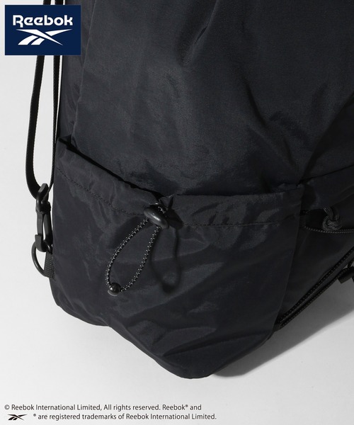 Reebok(リーボック)の「【Reebok/リーボック】ドローコード2way リュック ナップサック(バックパック/リュック・メンズ・ブラック/グレー/オフホワイト・FREE)」の12枚目の写真