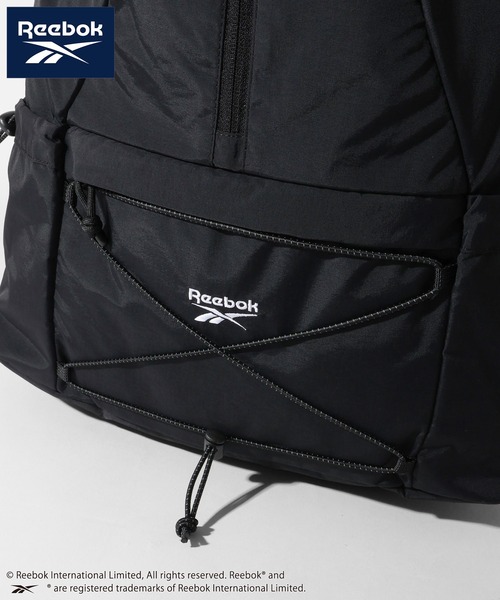 Reebok(リーボック)の「【Reebok/リーボック】ドローコード2way リュック ナップサック(バックパック/リュック・メンズ・ブラック/グレー/オフホワイト・FREE)」の10枚目の写真