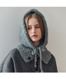 MAXZA（マージャコレクション）の「ブークルテクスチャーソフトニットバラクラバ（ニットキャップ/ビーニー）」