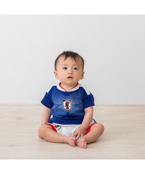 半袖ユニホームロンパース サッカー日本代表ver.（ロンパース