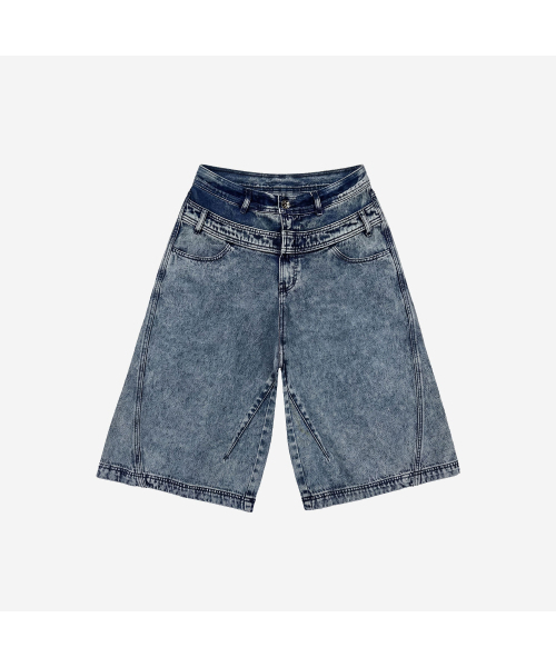 BLR(ビーエルアール)の「Curved Detail Bermuda Denim Pants(その他パンツ・メンズ・その他・SMALL/MEDIUM/LARGE)」の1枚目の写真