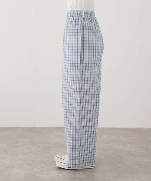 FRAMeWORK(フレームワーク)の「BASERANGE/ベースレンジ CLAUDE PANTS(ブルー)(スラックス・レディース・ブルー・FREE)」の9枚目の写真
