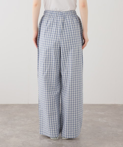 FRAMeWORK(フレームワーク)の「BASERANGE/ベースレンジ CLAUDE PANTS(ブルー)(スラックス・レディース・ブルー・FREE)」の3枚目の写真