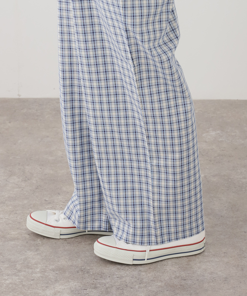 FRAMeWORK(フレームワーク)の「BASERANGE/ベースレンジ CLAUDE PANTS(ブルー)(スラックス・レディース・ブルー・FREE)」の5枚目の写真