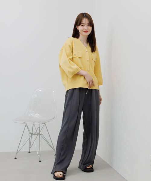 RETRO GIRL(レトロガール)の「シームスウェットPT(スウェットパンツ・レディース・ホワイト系その他/ナチュラル/チャコールグレー・FREE)」の14枚目の写真