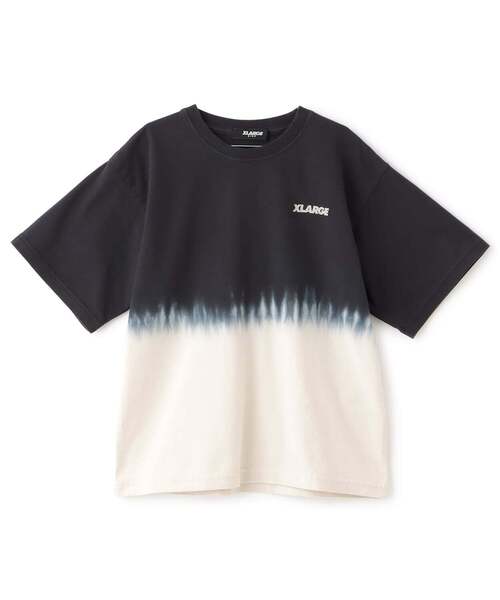 XLARGE KIDS(エクストララージキッズ)の「【人気商品再入荷】【直営店で取り扱い無し】グラデーションタイダイ半袖Tシャツ(Tシャツ/カットソー・キッズ・ブラック/オレンジ・140cm/100cm/120cm/110cm/130cm/90cm)」の2枚目の写真