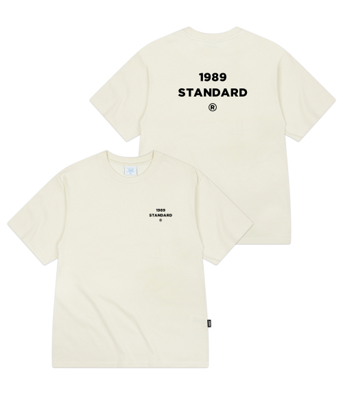 1989STANDARD（1989スタンダード）の「バックセンター クールコットン オーバーサイズ 半袖 (SISSTD-0229)（Tシャツ/カットソー・メンズ・ブラック/アイボリー/ブルー/ネイビー/ホワイト/ライトグレー・MEDIUM/LARGE/X-LARGE）」の15枚目の写真