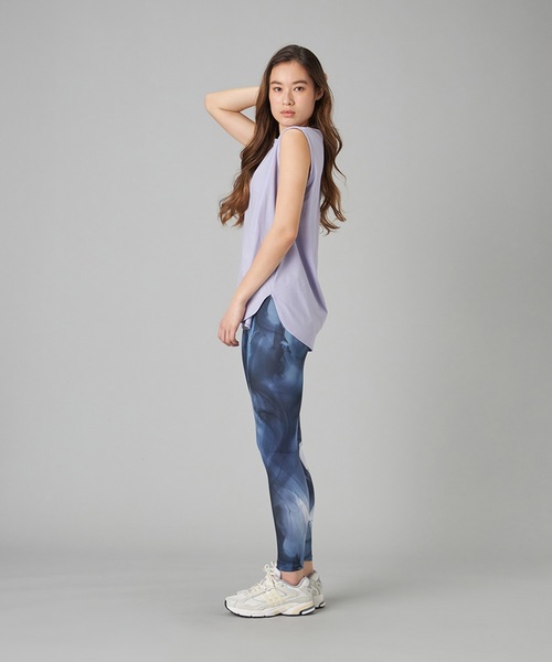 Chacott(チャコット)の「EasyCare+ノースリーブTシャツ(エコバッグ/サブバッグ・レディース・ライラック/ホワイト/ライトグレー・M)」の15枚目の写真