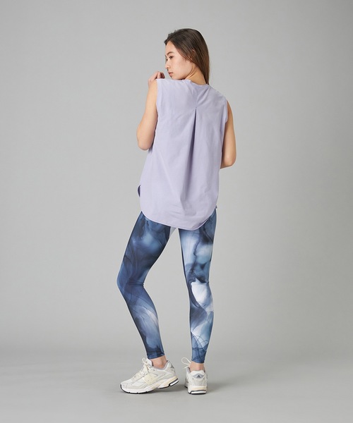 Chacott(チャコット)の「EasyCare+ノースリーブTシャツ(エコバッグ/サブバッグ・レディース・ライラック/ホワイト/ライトグレー・M)」の16枚目の写真