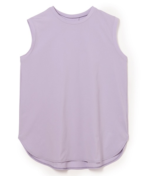 Chacott(チャコット)の「EasyCare+ノースリーブTシャツ(エコバッグ/サブバッグ・レディース・ライラック/ホワイト/ライトグレー・M)」の17枚目の写真