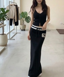 Ritomo De Ricco（リトモ・デ・リコ）の「レイヤードウエスト スウェットロングマキシスカート（スカート）」