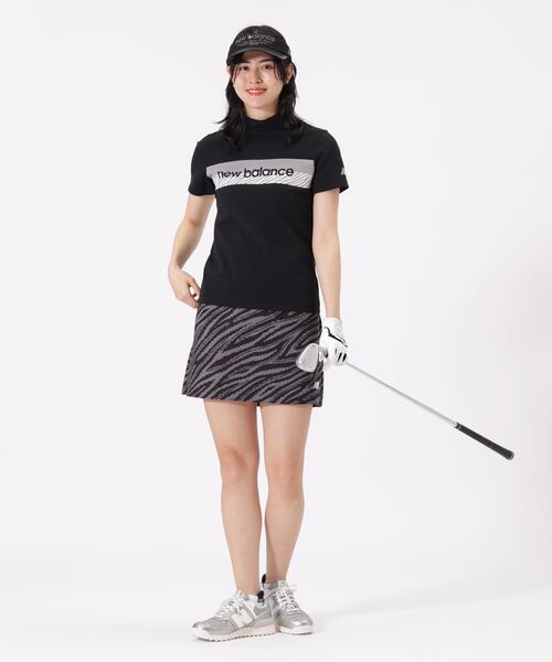 New Balance Golf(ニューバランスゴルフ)の「【new balance golf】ロゴラインゼブラ柄 ジャージー スカート (WOMENS)(スカート・レディース・ブラック/ベージュ系その他・SMALL/MEDIUM/LARGE/X-SMALL)」の6枚目の写真