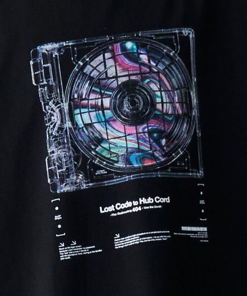 SeeSew(シーソー)の「【UNISEX】CORD DISC PRINT TEE/コードディスクプリントTシャツ(Tシャツ/カットソー・メンズ・ブラック/ホワイト・M/L)」の19枚目の写真