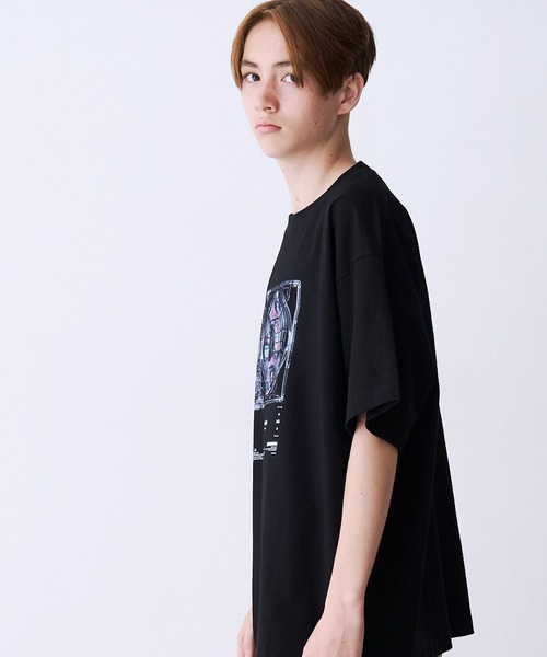 SeeSew(シーソー)の「【UNISEX】CORD DISC PRINT TEE/コードディスクプリントTシャツ(Tシャツ/カットソー・メンズ・ブラック/ホワイト・M/L)」の16枚目の写真
