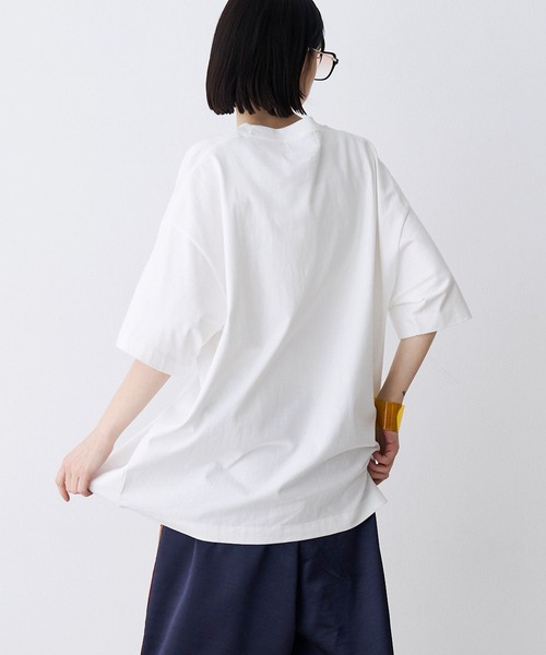 SeeSew(シーソー)の「【UNISEX】CORD DISC PRINT TEE/コードディスクプリントTシャツ(Tシャツ/カットソー・メンズ・ブラック/ホワイト・M/L)」の9枚目の写真