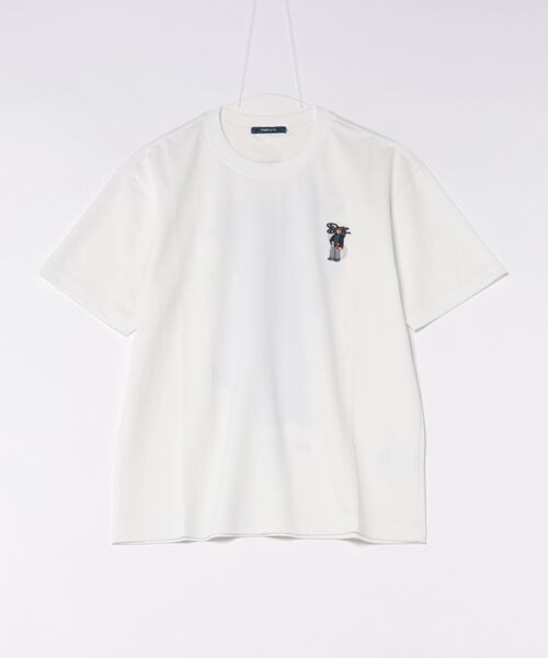 BAYBLO(ベイブロ)の「(RM)【COMPLETE】コットン100% 天竺 プリント デザイン クルーネックTシャツ(Tシャツ/カットソー・メンズ・ホワイト系1/ブラック系1/ブラック系2/ホワイト系2・MEDIUM/LARGE)」の1枚目の写真
