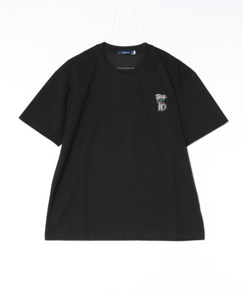 BAYBLO(ベイブロ)の「(RM)【COMPLETE】コットン100% 天竺 プリント デザイン クルーネックTシャツ(Tシャツ/カットソー・メンズ・ホワイト系1/ブラック系1/ブラック系2/ホワイト系2・MEDIUM/LARGE)」の3枚目の写真