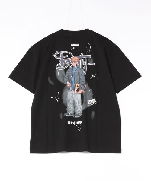 BAYBLO(ベイブロ)の「(RM)【COMPLETE】コットン100% 天竺 プリント デザイン クルーネックTシャツ(Tシャツ/カットソー・メンズ・ホワイト系1/ブラック系1/ブラック系2/ホワイト系2・MEDIUM/LARGE)」の11枚目の写真