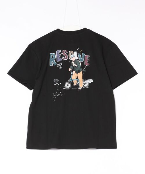 BAYBLO(ベイブロ)の「(RM)【COMPLETE】コットン100% 天竺 プリント デザイン クルーネックTシャツ(Tシャツ/カットソー・メンズ・ホワイト系1/ブラック系1/ブラック系2/ホワイト系2・MEDIUM/LARGE)」の12枚目の写真