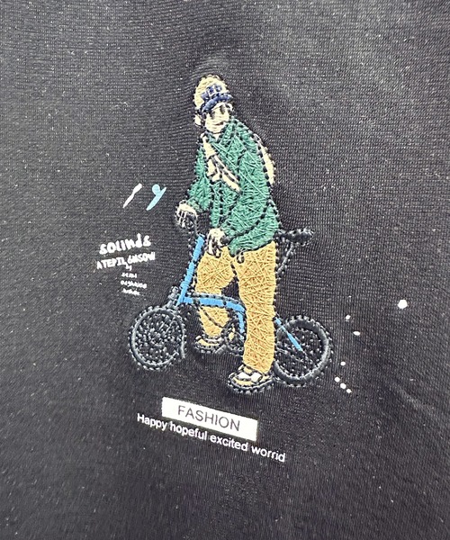 BAYBLO(ベイブロ)の「(RM)【COMPLETE】コットン100% 天竺 プリント デザイン クルーネックTシャツ(Tシャツ/カットソー・メンズ・ホワイト系1/ブラック系1/ブラック系2/ホワイト系2・MEDIUM/LARGE)」の8枚目の写真