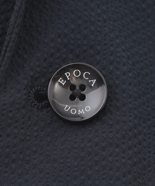 EPOCA UOMO（エポカウォモ）の「ランダムサッカージャケット（テーラードジャケット・メンズ・ダークネイビー/ブラック・46/48）」の5枚目の写真