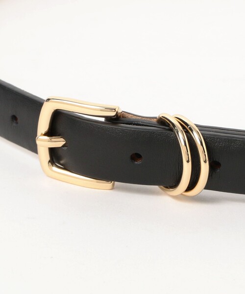 Demi-Luxe BEAMS(デミルクス ビームス)の「LEFIJE / Tresor ベルト 2cm(ベルト・レディース・ブラック/ダークブラウン・75)」の3枚目の写真
