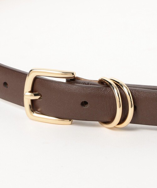 Demi-Luxe BEAMS(デミルクス ビームス)の「LEFIJE / Tresor ベルト 2cm(ベルト・レディース・ブラック/ダークブラウン・75)」の5枚目の写真