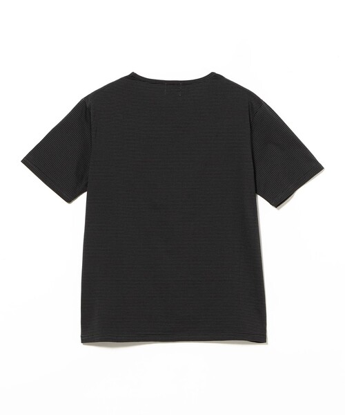 BRILLA per il gusto（ブリッラペルイルグースト）の「アルビニ マイクロ ボーダーTシャツ（Tシャツ/カットソー・メンズ・オリーブ/ブラック・SMALL/LARGE/X-LARGE/MEDIUM）」の4枚目の写真