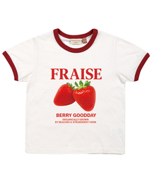 ベリーリンガーTシャツ-レッド