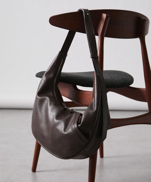 バッグ 2way HALF MOON denim bag CLEL】2Way Half Moon Bag / 2way ハーフムーンバッグ（ショルダー