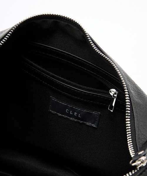 CLEL(クレイル)の「【CLEL】2Way Half Moon Bag / 2way ハーフムーンバッグ(ショルダーバッグ・メンズ・ブラック/ブラウン・FREE)」の6枚目の写真