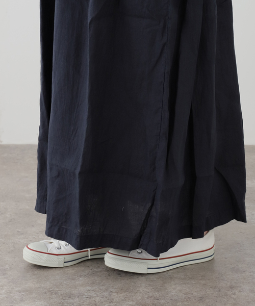 JOURNAL STANDARD LUXE(ジャーナルスタンダード ラックス)の「【ARMEN】LINEN PLAIN BOAT NECK DRESS(ワンピース・レディース・ブラック・1)」の14枚目の写真