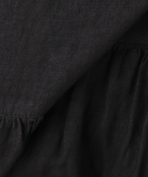 JOURNAL STANDARD LUXE(ジャーナルスタンダード ラックス)の「【ARMEN】LINEN PLAIN BOAT NECK DRESS(ワンピース・レディース・ブラック・1)」の8枚目の写真