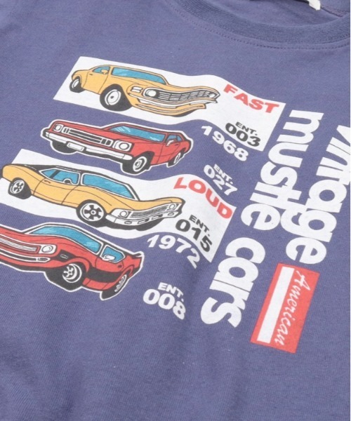 Will Mery（ウイルメリィ）の「【WEB限定】乗り物プリント半袖Tシャツ（Tシャツ/カットソー・キッズ・ブルー/イエロー・80/90/130/100/110/120）」の6枚目の写真