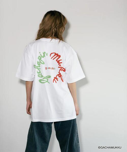 ROYAL FLASH(ロイヤルフラッシュ)の「guernika/ゲルニカ/GACHAPIN Paint-T(Tシャツ/カットソー・メンズ・ホワイト・XL/2XL)」の3枚目の写真