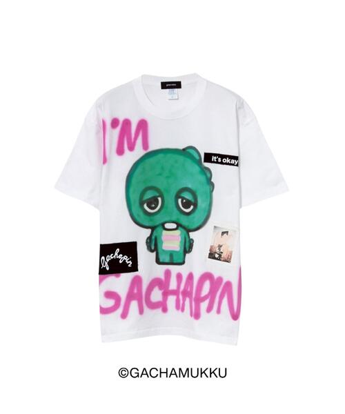 ROYAL FLASH(ロイヤルフラッシュ)の「guernika/ゲルニカ/GACHAPIN Paint-T(Tシャツ/カットソー・メンズ・ホワイト・XL/2XL)」の5枚目の写真