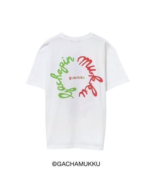 ROYAL FLASH(ロイヤルフラッシュ)の「guernika/ゲルニカ/GACHAPIN Paint-T(Tシャツ/カットソー・メンズ・ホワイト・XL/2XL)」の6枚目の写真