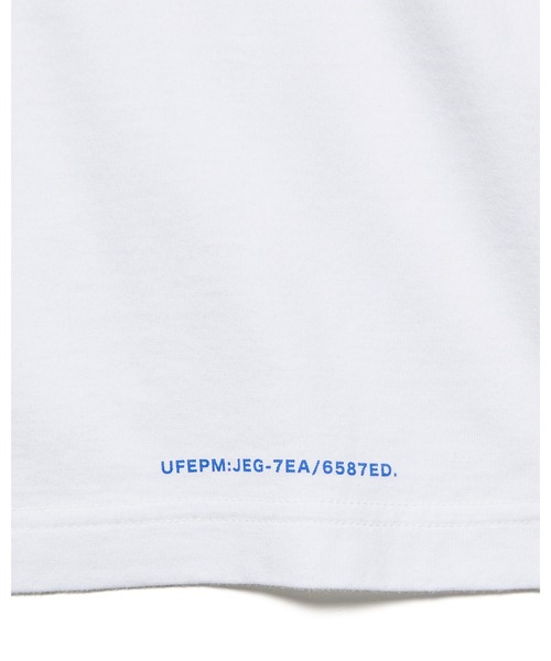 uniform experiment(ユニフォームエクスペリメント)の「STENCIL LOGO TEE(Tシャツ/カットソー・メンズ・ホワイト/ネイビー/ブラック・1/2/3/4/5)」の11枚目の写真