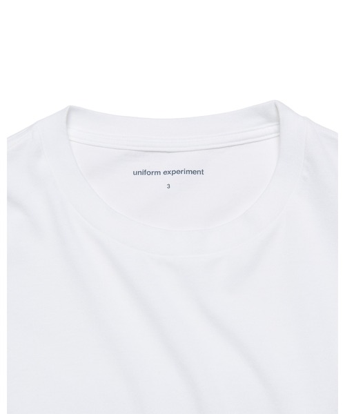 uniform experiment(ユニフォームエクスペリメント)の「STENCIL LOGO TEE(Tシャツ/カットソー・メンズ・ホワイト/ネイビー/ブラック・1/2/3/4/5)」の12枚目の写真