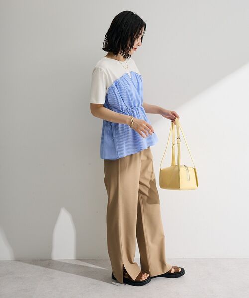 Green Parks(グリーンパークス)の「ビスチェドッキングカットプルオーバー(Tシャツ/カットソー・レディース・グレー系その他2/ブルー系その他6/ブラック/カーキ・FREE)」の18枚目の写真