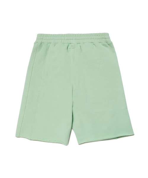 MM6 Maison Margiela(エムエムシックス メゾン マルジェラ)の「MM6 Maison Margiela(エムエムシックス メゾン マルジェラ)Kids & Junior ワンポイントブランドロゴショートパンツ(スウェットパンツ・キッズ・ライトグリーン・14Y/16Y)」の2枚目の写真