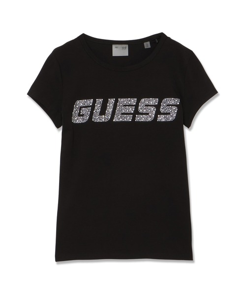 Guess(ゲス)の「KIARA Tee Tシャツ 半袖 ロゴTシャツ(Tシャツ/カットソー・レディース・ブラック/キナリ・X-SMALL/SMALL/MEDIUM/LARGE)」の2枚目の写真