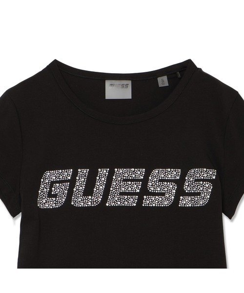Guess(ゲス)の「KIARA Tee Tシャツ 半袖 ロゴTシャツ(Tシャツ/カットソー・レディース・ブラック/キナリ・X-SMALL/SMALL/MEDIUM/LARGE)」の6枚目の写真